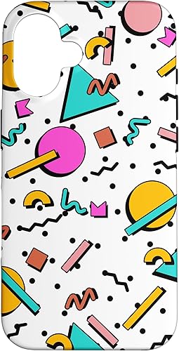 Miniatura 31 de iPhone 15 Pro Vintage Geometría Forma Patrón Retro 80s 90's Nostalgia Case