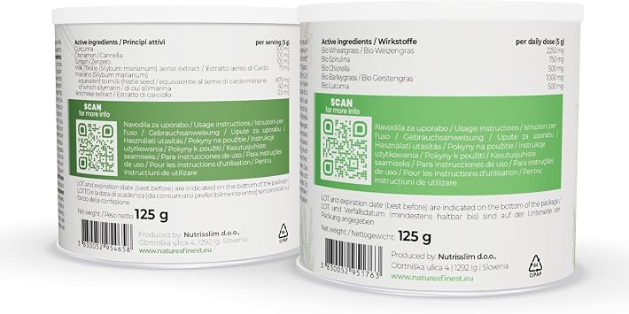 Nature's Finest Liver Treatment Pack - Liver Cleanse + Organic Detox 2 x