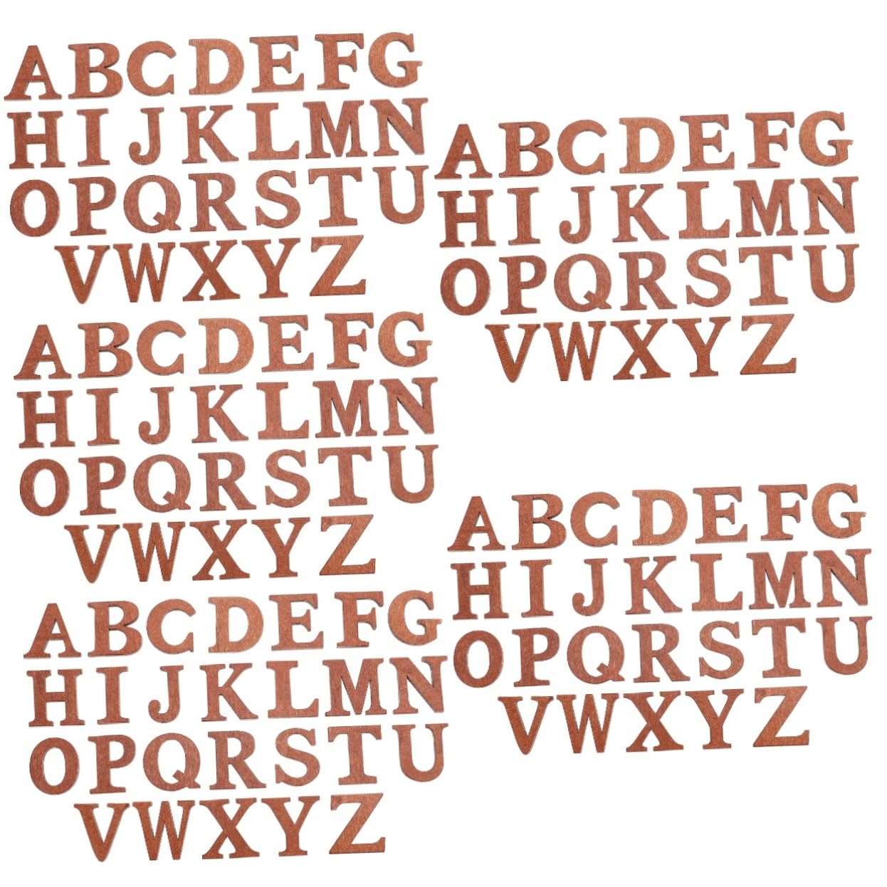 SHINEOFI 5 Sätze Braune Holzbuchstaben Poster Rot Basteln Blanko Untersetzer Brett Buchstabe Z Buchstabenausschnitte Marquee Fondant Leuchtbuchstaben Die Buchstabe Y 26 Stück * 5