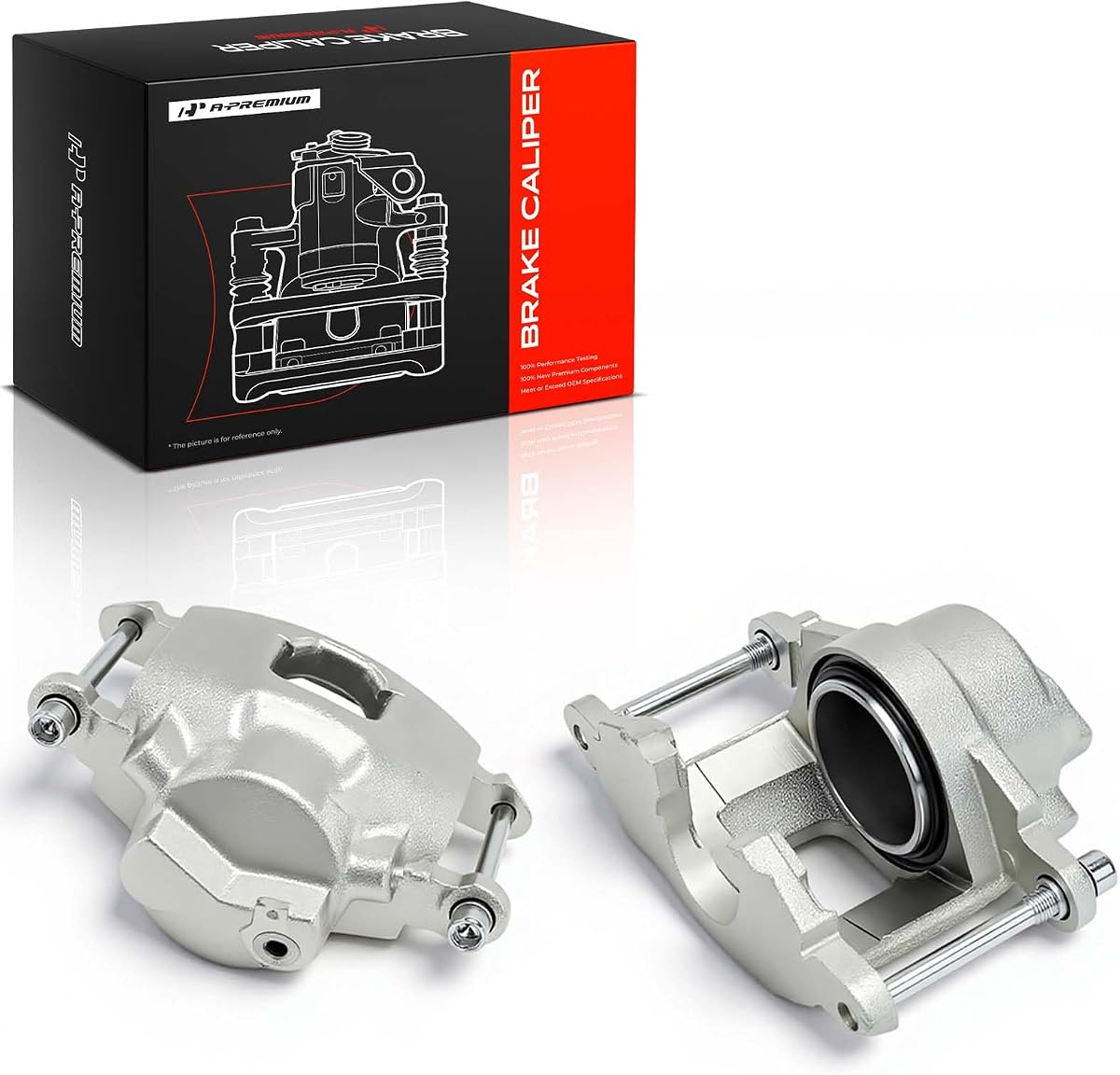 A-Premium Front Left and Right Side Disc Brake Caliper without Bracket | Compatible with Jeep Cherokee, Wagoneer & Chevrolet Blaze & GMC Jimmy, K15 Suburban & Pontiac Bonneville