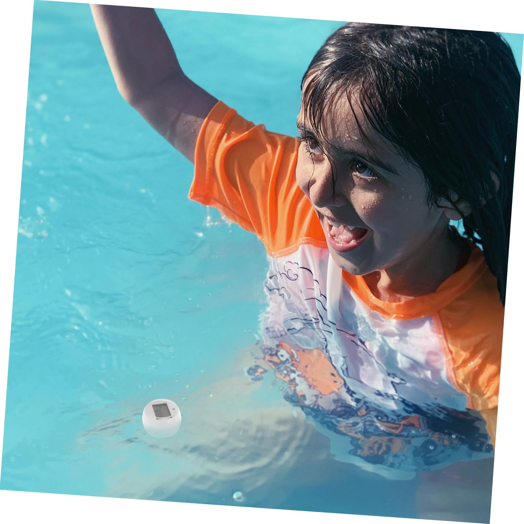 Amosfun 4 Stück Spa-Thermometer für Thermometer für Pool Schwimmthermometer Poolthermometer werkzeug zur messung der pooltemperatur Wasserthermometer Elektronisches Bauteil Weiß