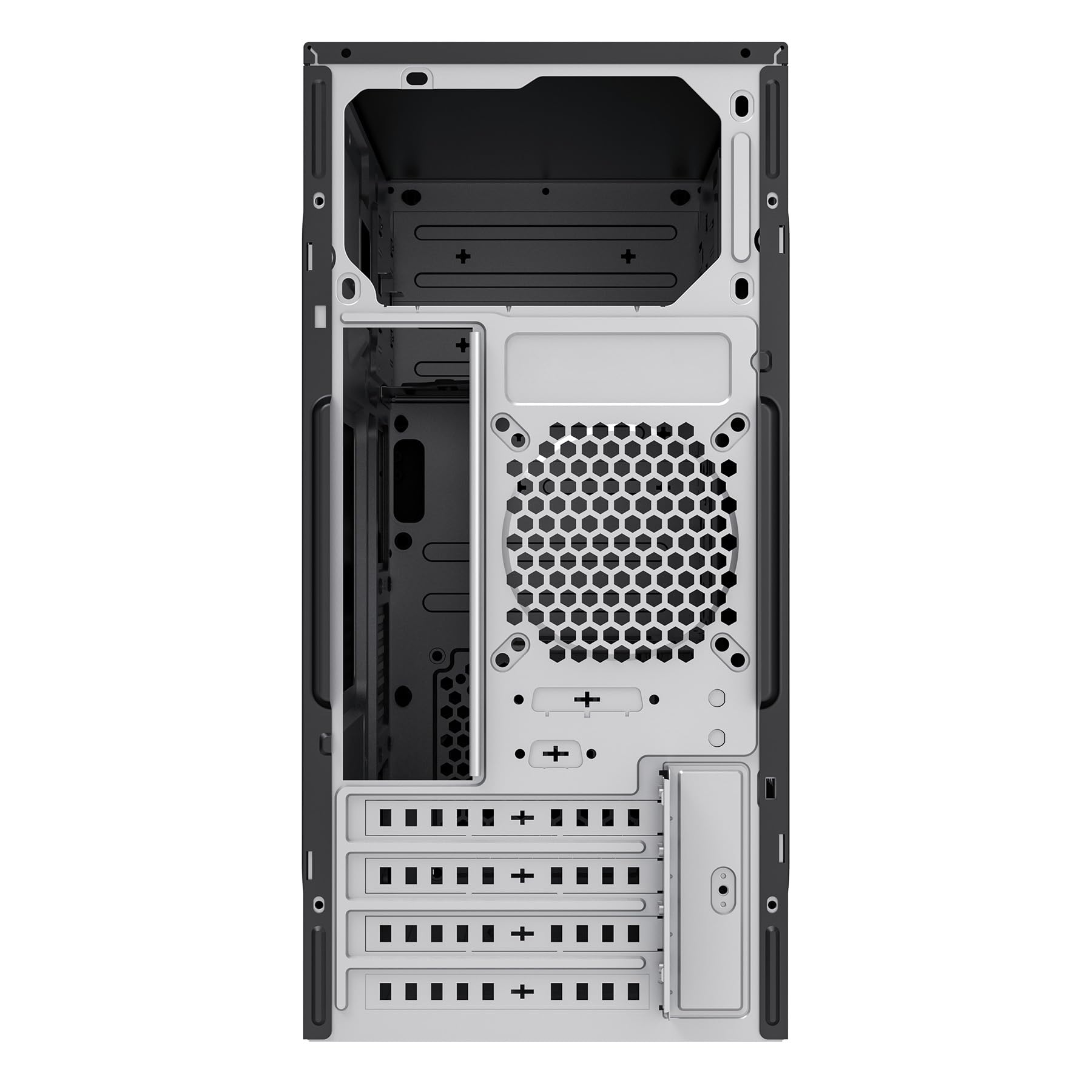 UNYKAch Case per computer Micro ATX Aero C12 V2 con due porte USB 3.0 e una porta USB Type C 2.0