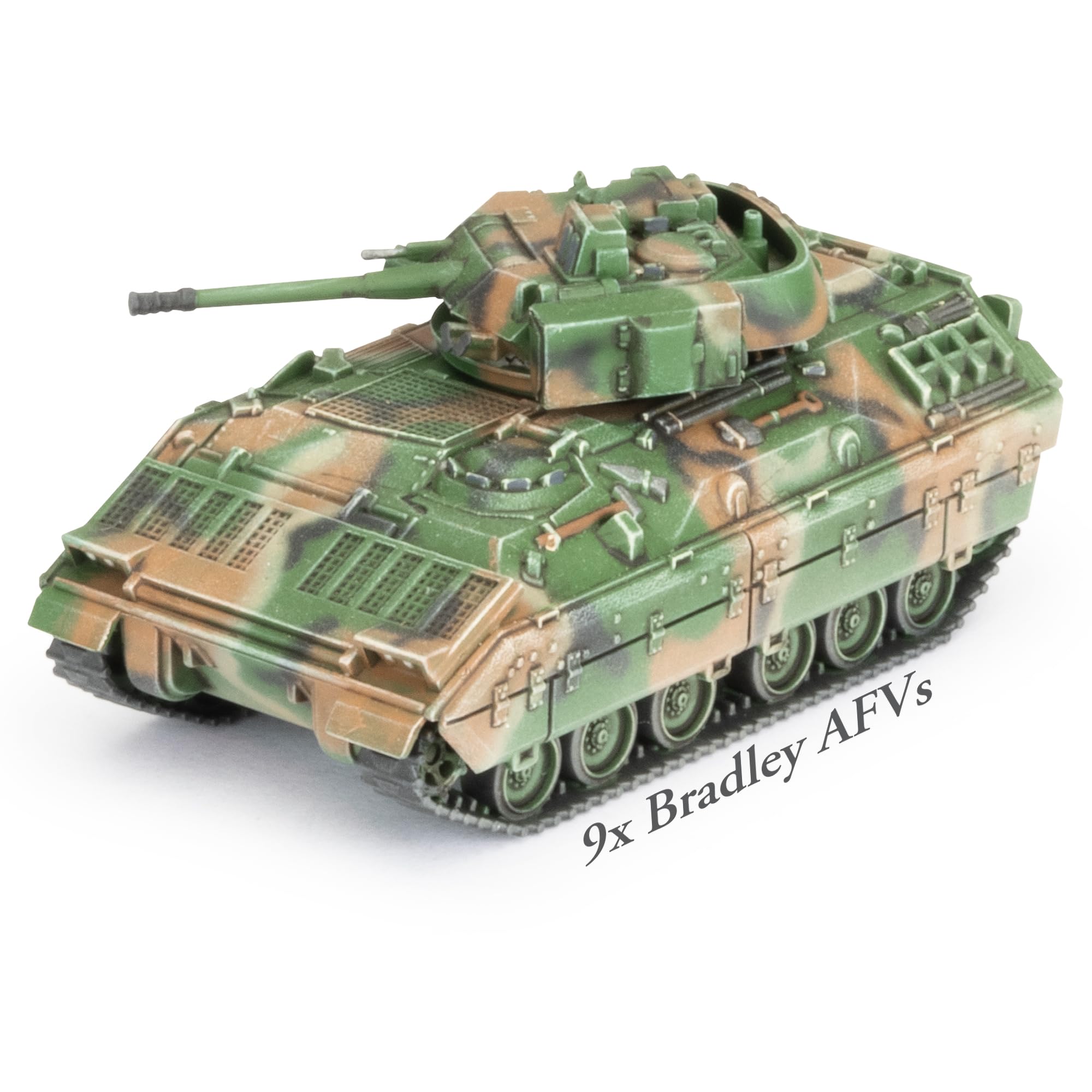 Flames of War - Team Yankee - American Starter Force M2 Bradley Mech Combat Team, Green, Brown, Grey - Image 3