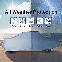 Vista 52 de iCarCover - Funda de coche de 100 capas, impermeable para todo tipo de clima, fundas de coche de calidad premium para automóviles, protección UV