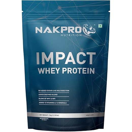 NAKPRO Impact Whey Protein 1kg