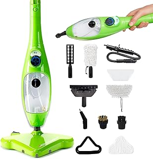 H2O MOP X5 Steam Mop with Dualblast head and Handheld Steam Cleaner For Floor Cleaning, Hardwood Floors, Grout Cleaner, Up...
