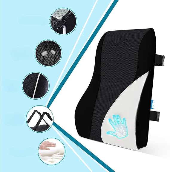 New Generation Visco Waist Pillow Back Cushion Orthopedic Waist Cushion Orthopedic Back Pillow 100% Visco Support Cushion