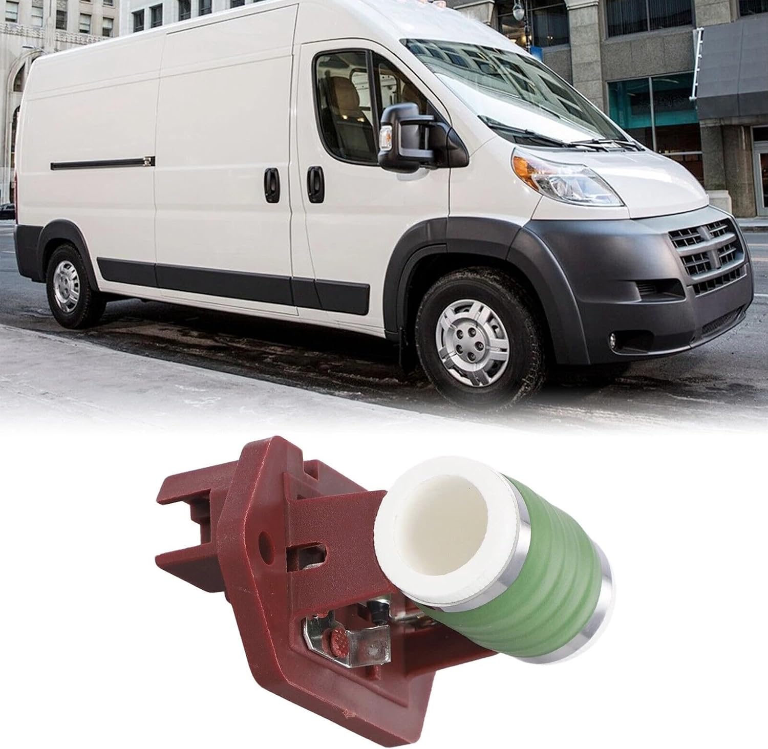 Engine Cooling Fan Resistor Compatible with 2014-2020 Dodge Ram Promaster 1500 2500 3500 Radiator Fan Resistor Motor Relay Replaces# 68099815AA