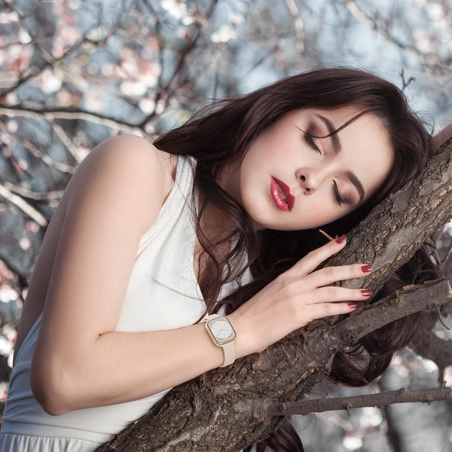 Slim Braided Stretchy Compatible with Apple Watch Band 38mm 40mm 41mm 42mm 44mm 45mm 46mm 49mm, Nylon Thin Solo Loop Elastic Straps for iWatch Bands Series 11 10 9 8 7 SE 6 5 4 3 2 1 Ultra - Image 6