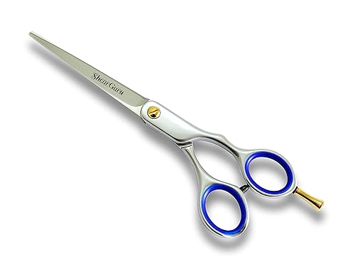 Miniatura 7 de ShearGuru - Juego de tijeras de peluquero profesional para corte de pelo, 1 tijera de pelo de borde recto, tijeras, por ShearGuru (5.5)