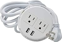 Vista 9 de Impecgear Power Plug - Centro de alimentación para escritorio con ojales, centro de datos de alimentación para muebles, 2 CAT6/1 HDMI/1 USB/1 tipo