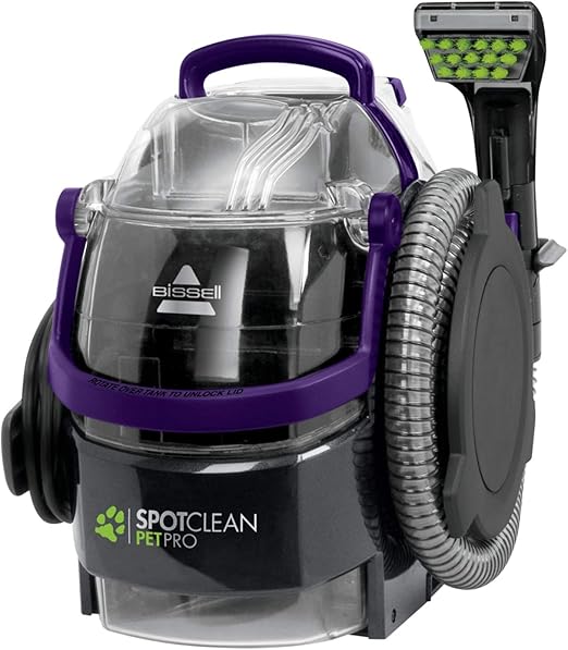 BISSELL SpotClean Pet Pro 750W Portable Carpet Cleaner Removes