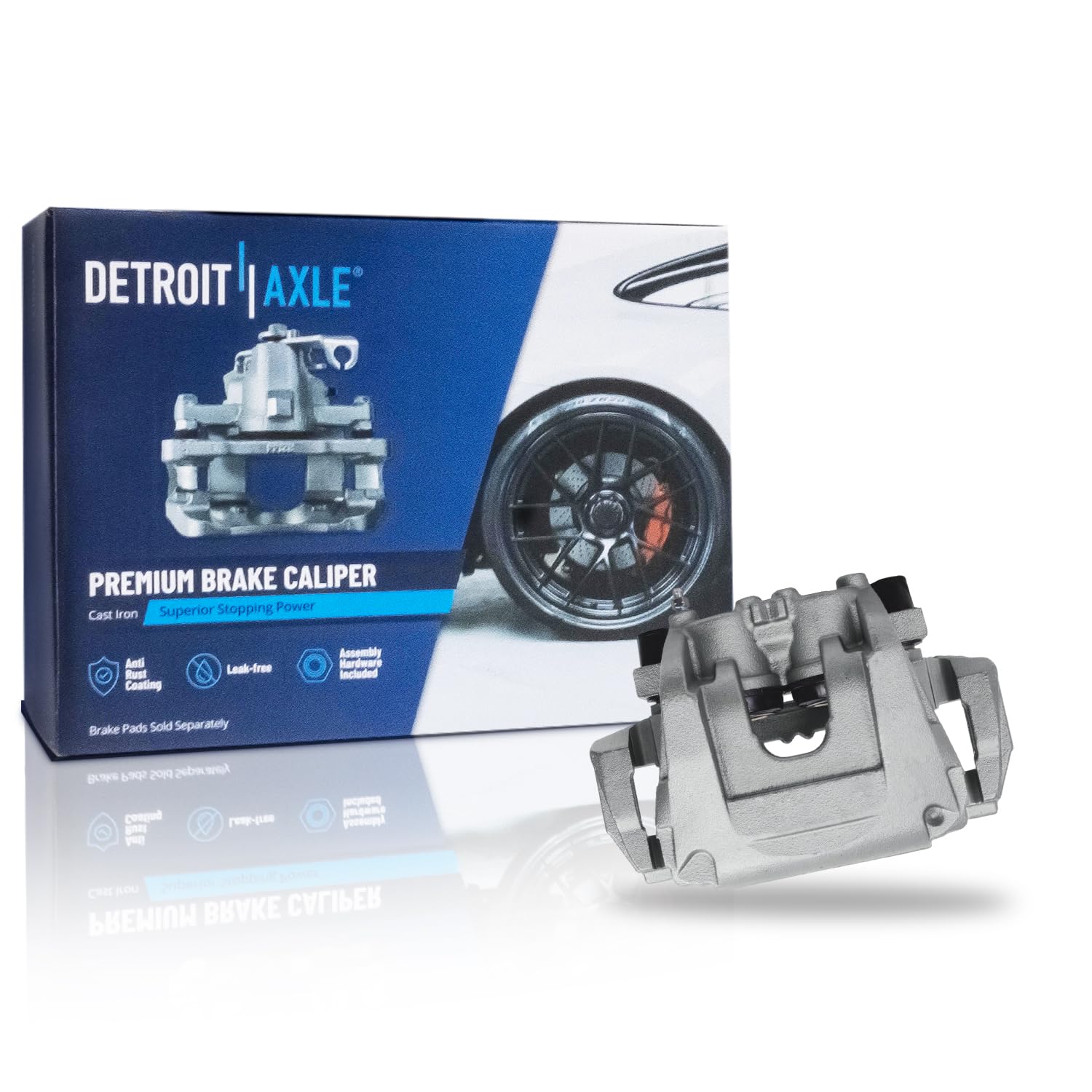 Detroit Axle - Front Right Brake Caliper for 2015-2021 Ford Edge