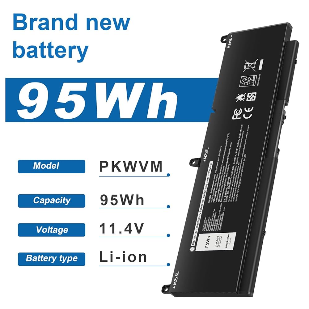 Amazon.com: PKWVM Laptop Battery Compatible with Dell