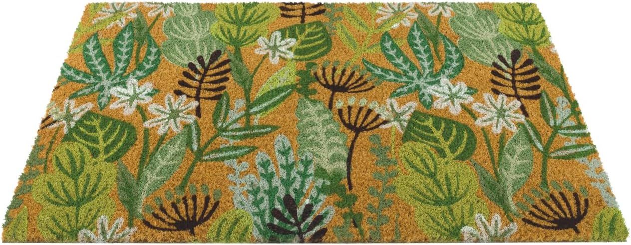 Regal Art & Gift Doormat Coir - Meadow, 18x30 Inch, Indoor Outdoor Doormats, Welcome Mat for Entryway, Non-Slip Rubber Backing, All Natural Cotton Husk, Easy to Clean Welcome Mats for Front Door