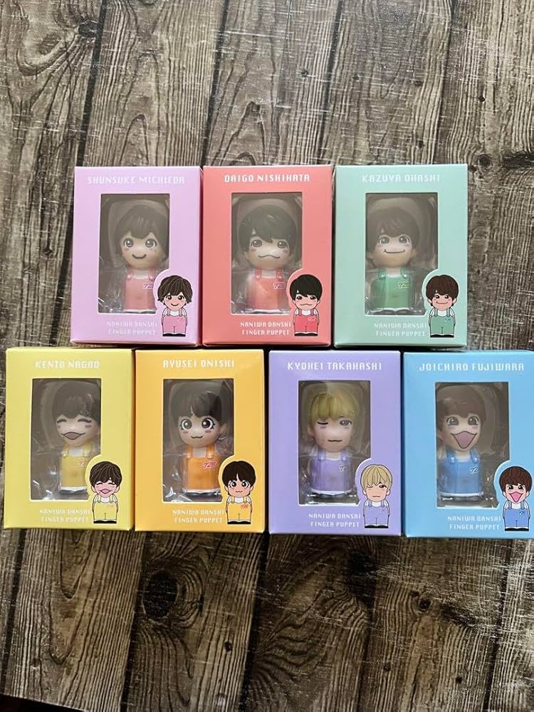 Amazon | なにわ男子 指人形コンプリートセット 7体セット J