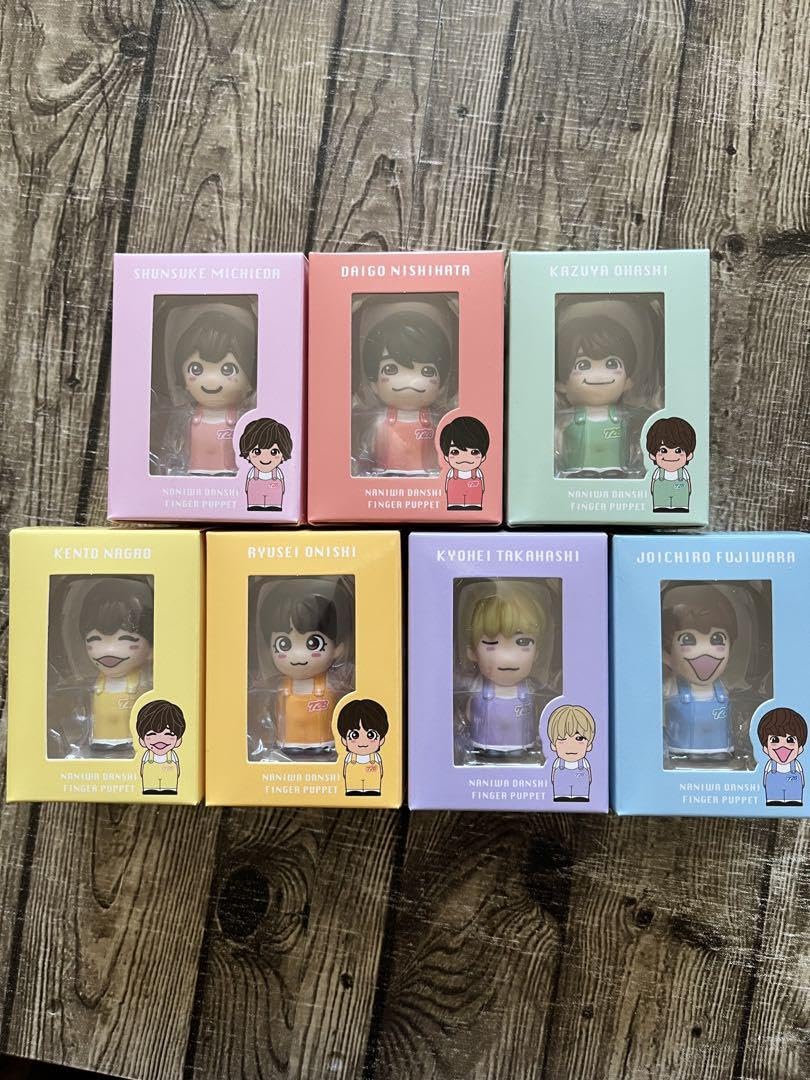 Amazon | なにわ男子 指人形コンプリートセット 7体セット J | ソフビ