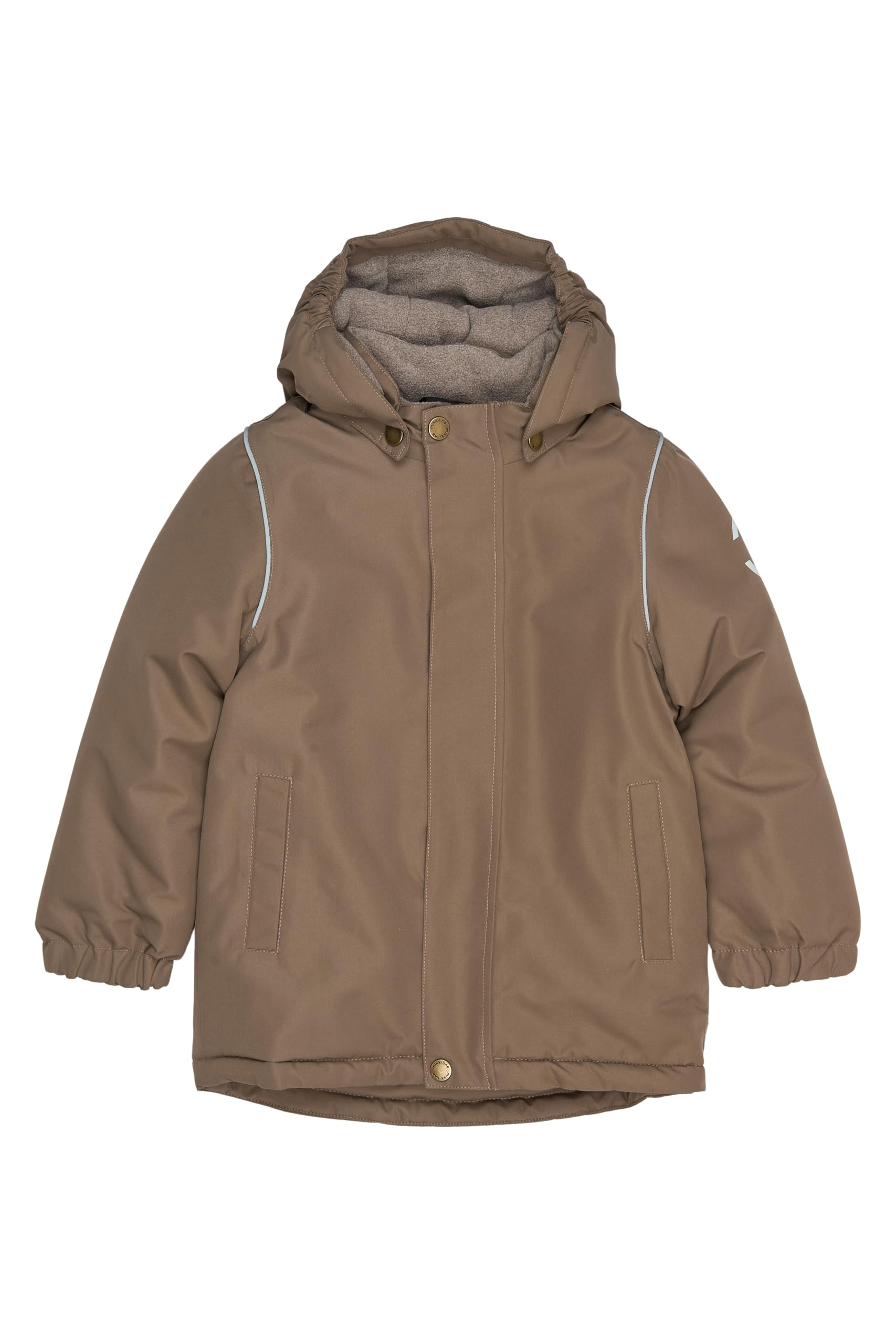 Mikk-line Winterjacke Kinder, Warme und wasserdichte jacke | Wasserdicht 20.000 mm, getapte Nähte, atmungsaktiv 5.000 g/m², 3M-Reflexe, abnehmbare Kapuze, YKK-Reißverschluss, OEKO-TEX