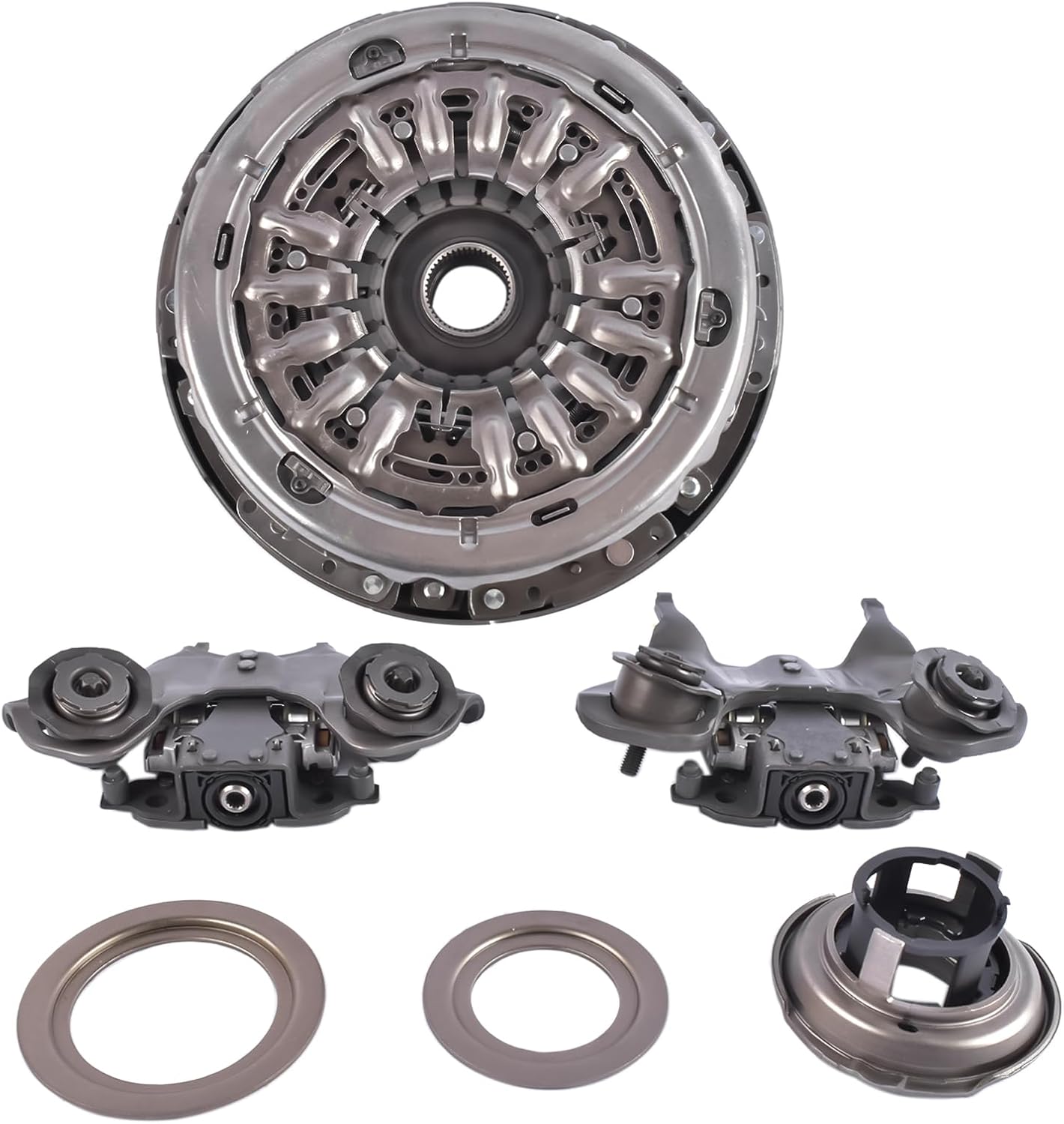 6DCT250 DPS6 Transmission Dual Clutch Fork Kit with Release Lever Replacement for Ford Focus 2012-2011, Fiesta 2011-2019, B-MAX 2012+, EcoSport 2013+ # CA6Z-7515-J CA6Z-7515-K FA6Z-7B546-A