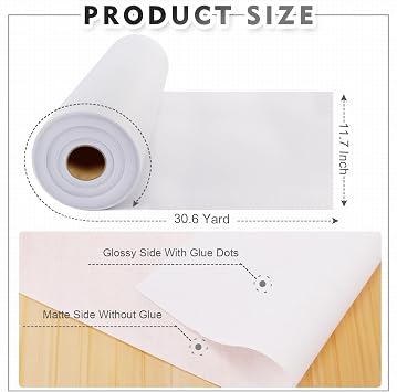 New Upgraded Heavy Weight White Iron-On Non-Woven Fusible Interfacing