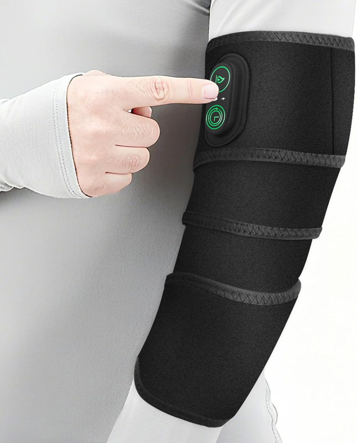 Cordless Arm Heating Pad, Elbow Heating Pad, Electric Heating Strap, Heating Pad Arm Wrap for Pain Relief, 5000mAh Rechargeable 3 Heats & Auto-Shutoff Timers