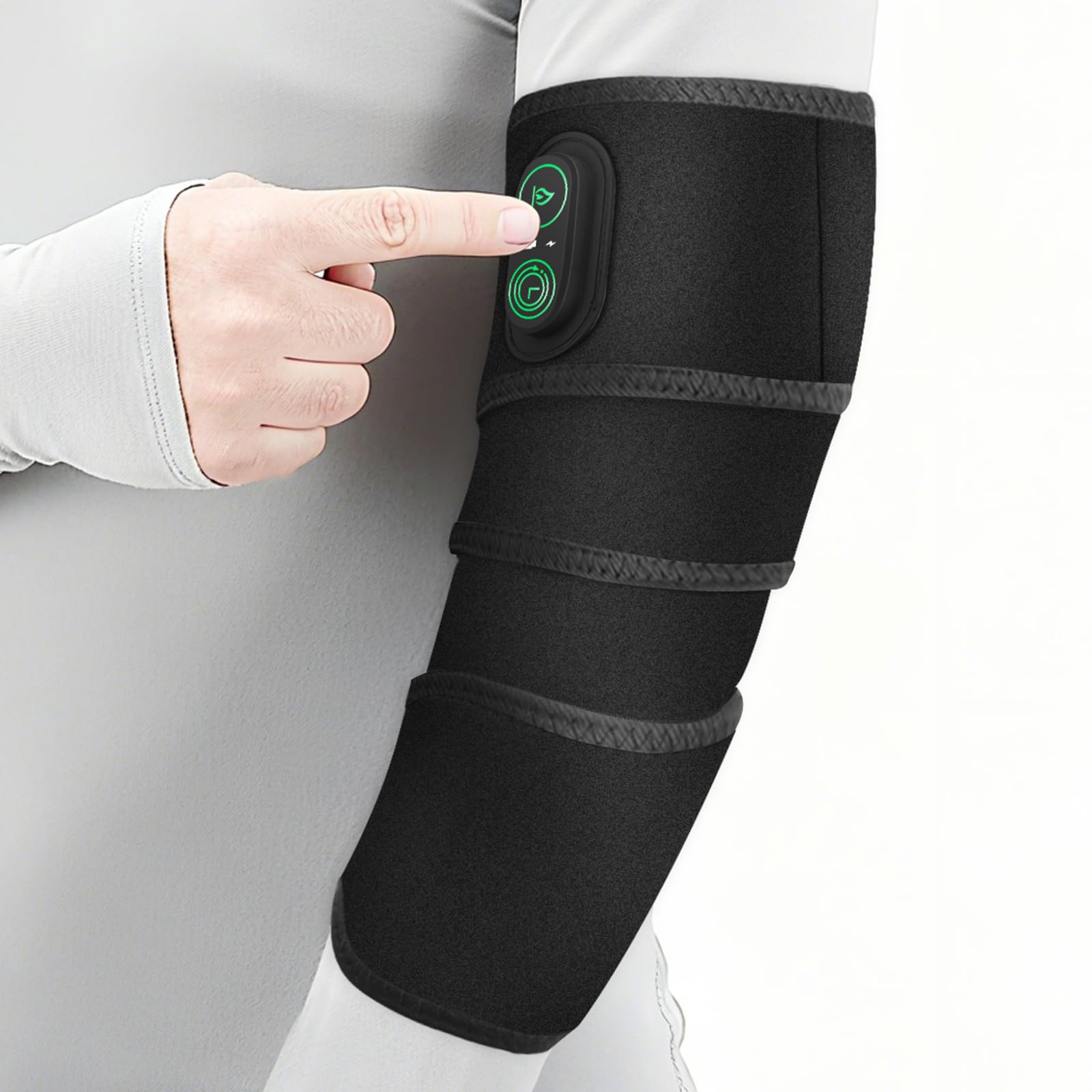 Cordless Arm Heating Pad, Elbow Heating Pad, Electric Heating Strap, Heating Pad Arm Wrap for Pain Relief, 5000mAh Rechargeable 3 Heats & Auto-Shutoff