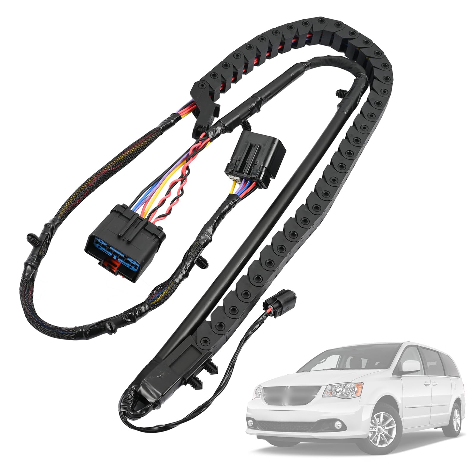 Photo 1 of Getfarway Left Driver Side Sliding Door Track Wiring Harness 68211875AA Fit for Dodge Grand Caravan 2013-2020,for Chrysler Town & Country 2013-2016,for Ram C/V 2013-2015 3.6L Engine V6 68163765AA