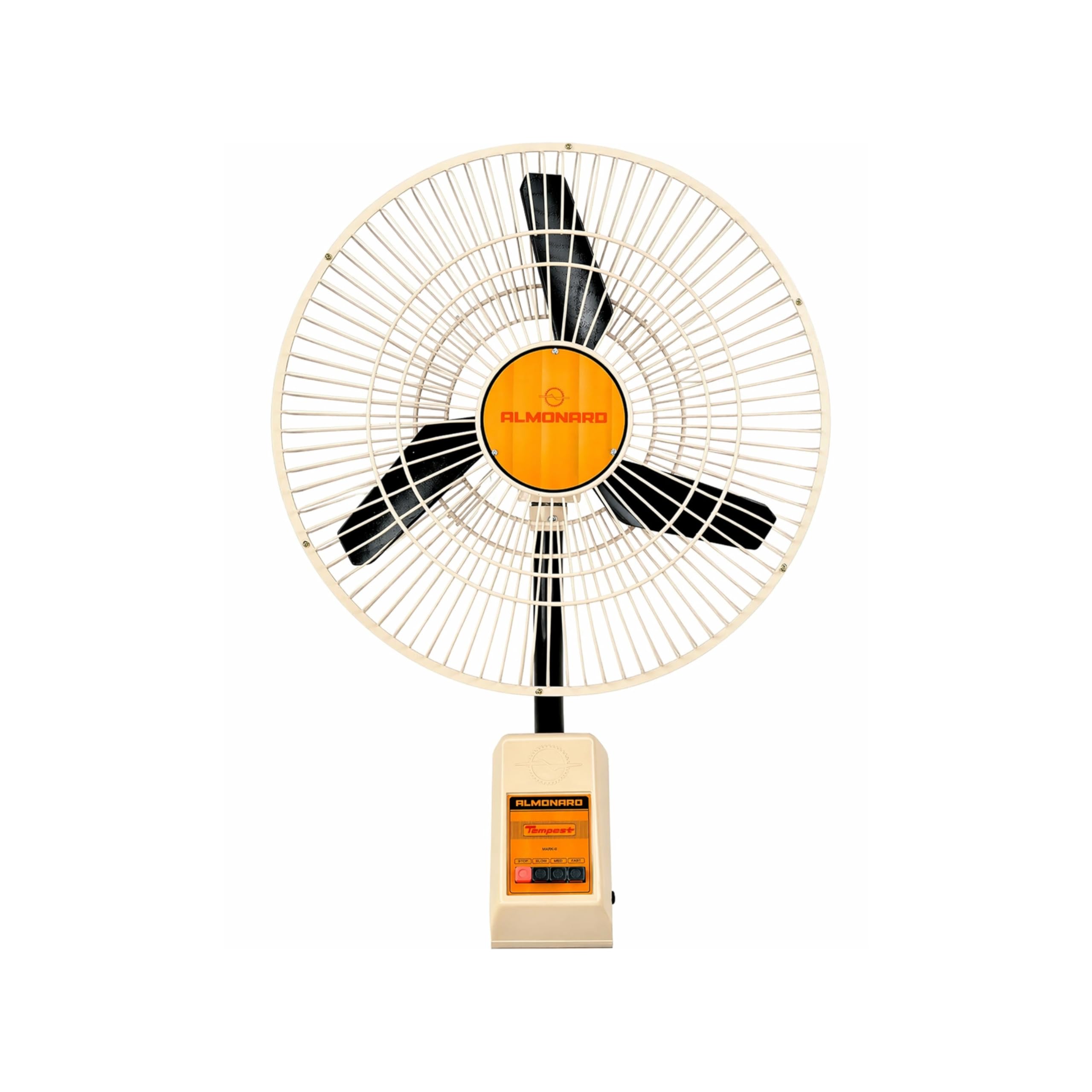 Almonard Mark II Wall Fan 450mm | High Speed Full Copper Motor (1400 RPM) | 100 m³/min Air Delivery | Aerodynamic Aluminium Blade | Heavy Duty Wall Mounting Fan | 1 Year Warranty (Ivory)-image-40