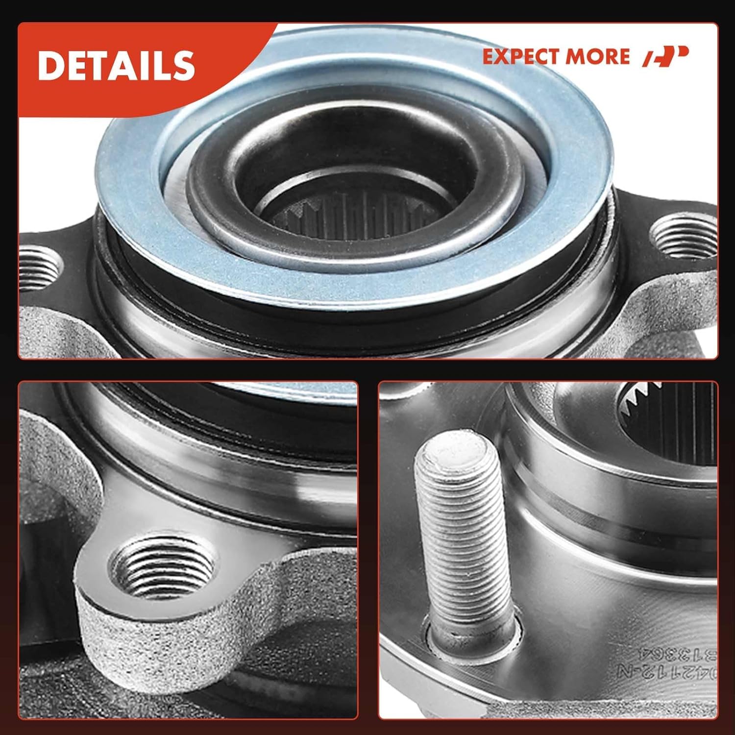A-Premium Front Wheel Bearing and Hub Assembly with 5-Lug Compatible with Nissan Sentra 2013-2019, Leaf 2013-2017, NV200 2013-2019, Chevrolet City Express 2015-2018