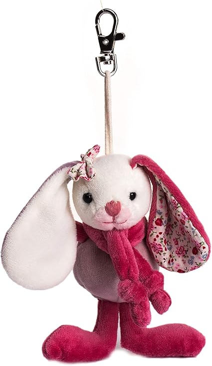 stuffed bunny keychain