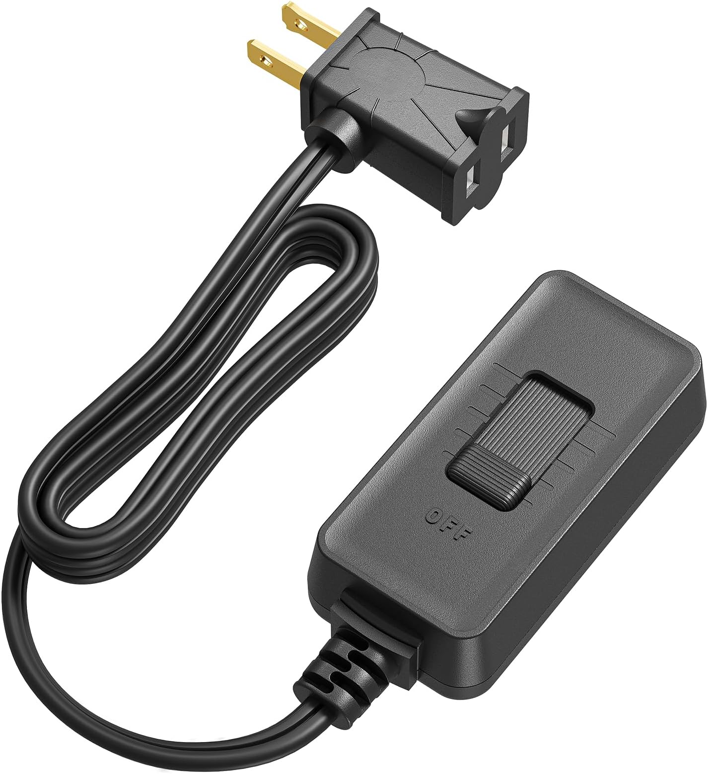 DEWENWILS Plug in Dimmer Switch for Lamp, Table Lamp Dimmer for Dimmable LED/CFL Lights and Incandescent Bulbs, Full Range Slide Control, Extension Cord Dimmer, Black