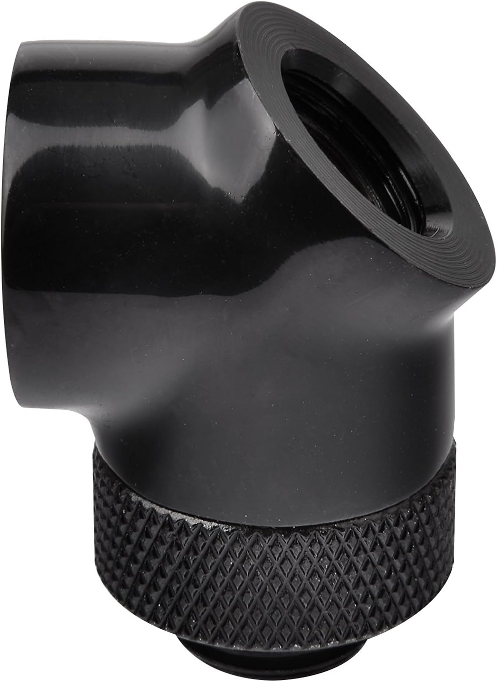 Thermaltake Pacific Adattatori A 90 Gradi G1/4 Per Raffreddamento A Liquido PC - Confezione Da 2, Rotazione 360°, Colore Verde, Modello CL-W052-CU00GR-A