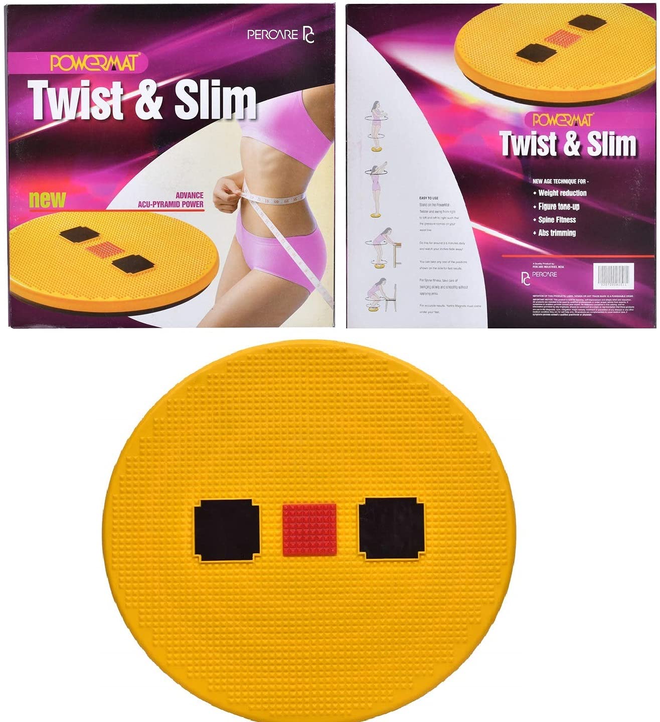 Acupressure Product Twist & Slim Powermat Magnetic Twister for Figure Tone-up, Spine Fitness, Abs Trimming Acupressure Product Twist & Slim Powermat Magnetic Twister for Figure Tone-up, Spine Fitness, Abs Trimming