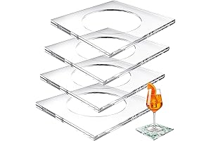 Create Your Unique Coasters with this Crystal Clear Acrylic DIY Cocktail Holder