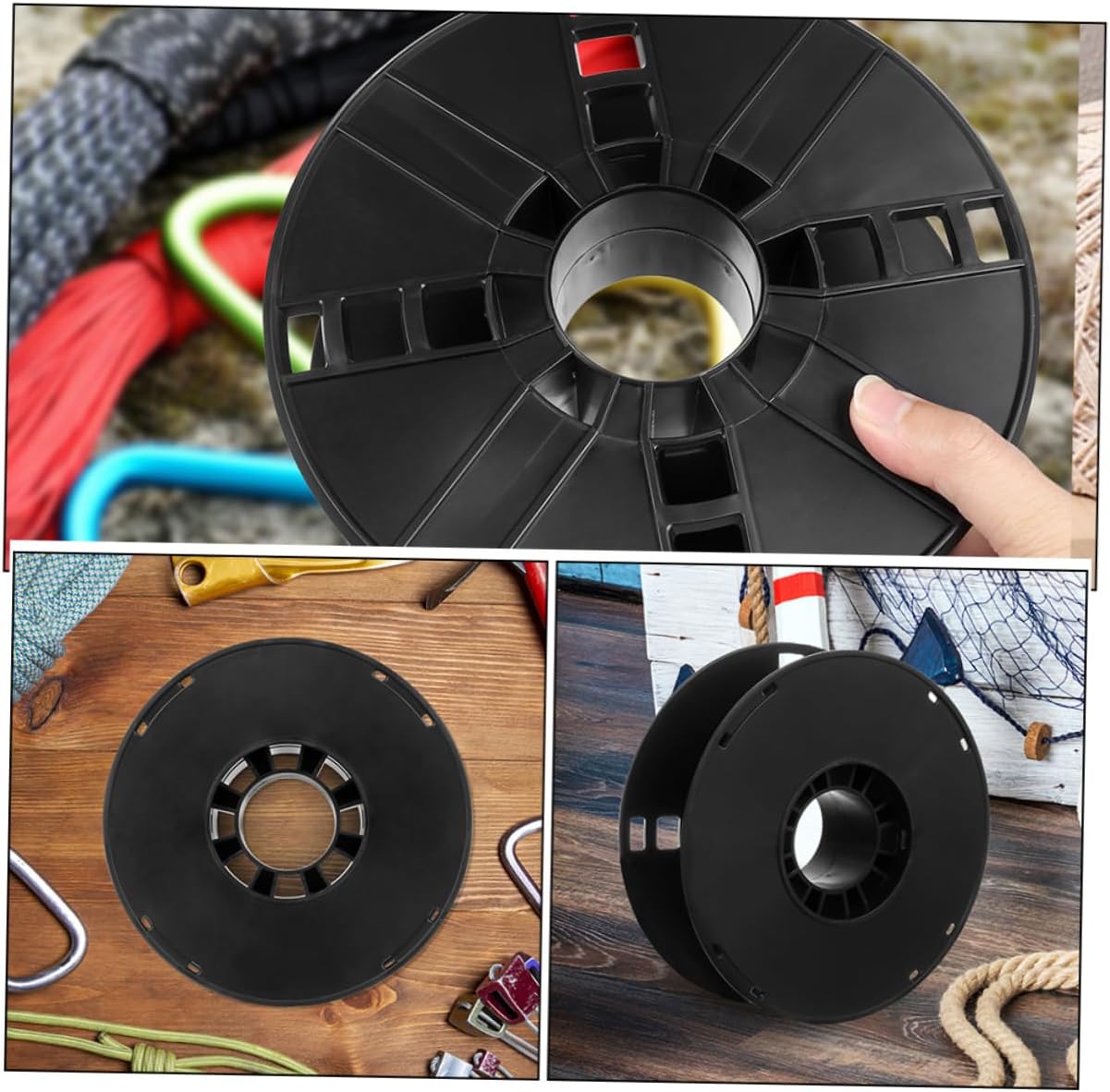 3pcs Retractable Cord Reel Extension Cord Organizer Storage Reel for Rv Appliances