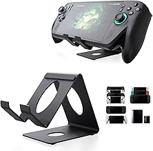 ROG Xbox Ally/X/Switch2 Stand for All Models - New Metal Stand - Easy Storage & Charging - Durable Metal Stand for Rog Ally X/PS Portal - Anti-slip & Wear-resistant - Compatible with Switch/Lite/Oled