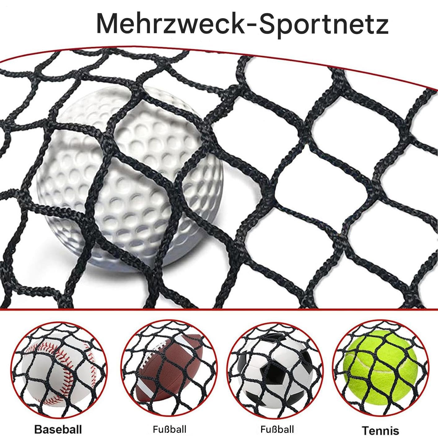 Übungsnetz Für Golf - 3x3 Meter Golf Schlagnetze | Ball Sport Übungshilfe Für Indoor Outdoor Garten Reisen Garage Hinterhof Camping