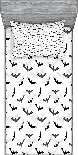 Miniatura 65 de Lunarable Sábana bajera ajustable con diseño de póster retro con eslogan de invierno y texto en inglés "I Love Winter Slogan para actividades al