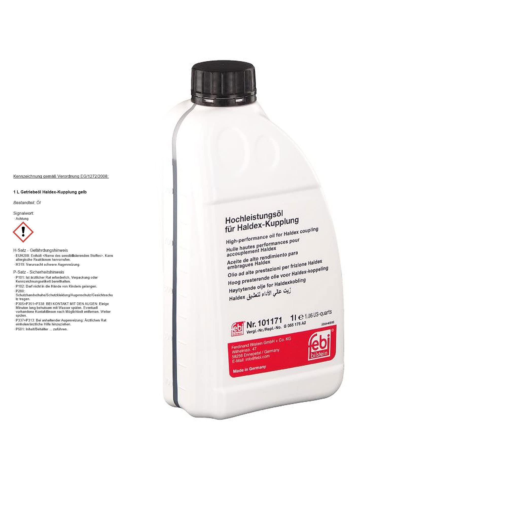 STANDARD OILタンク車 Amazon.com: febi bilstein 101171 Oil for Haldex Coupling 1 Litre