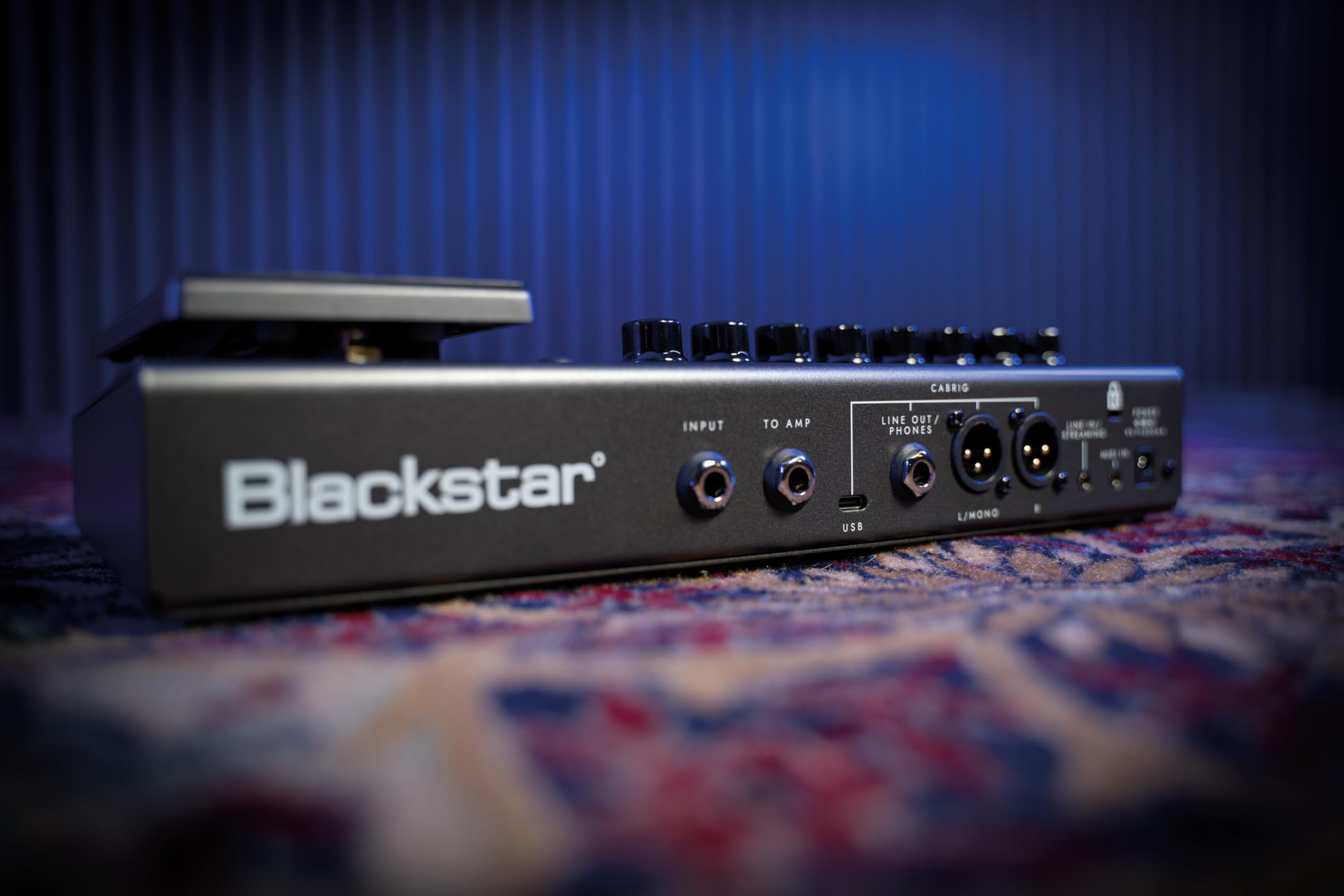 Blackstar ID:X Floor 2 Amp Modeling Pedalboard - 6 Amp Voices, Valve‑Style Emulation, 35+ Effects, Expanded Footswitch Control