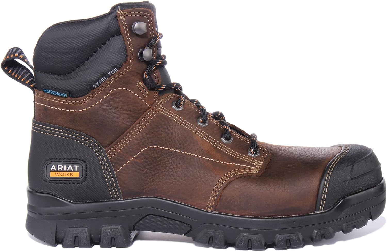 ARIAT womens Treadfast 6" Waterproof Steel Toe Work Boot - Image 2