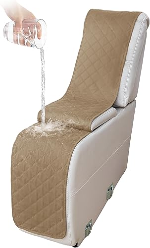 Miniatura 117 de HDCAXKJ 100% Fundas impermeables para sofá seccional reclinable en forma de L, funda de sofá reclinable acolchada lavable, fundas de esquina para