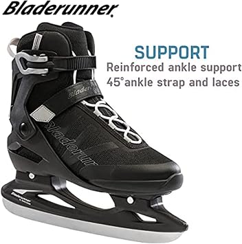Bladerunner Ice by Rollerblade Igniter Womens, Black and Rose Gold, Ice Skates