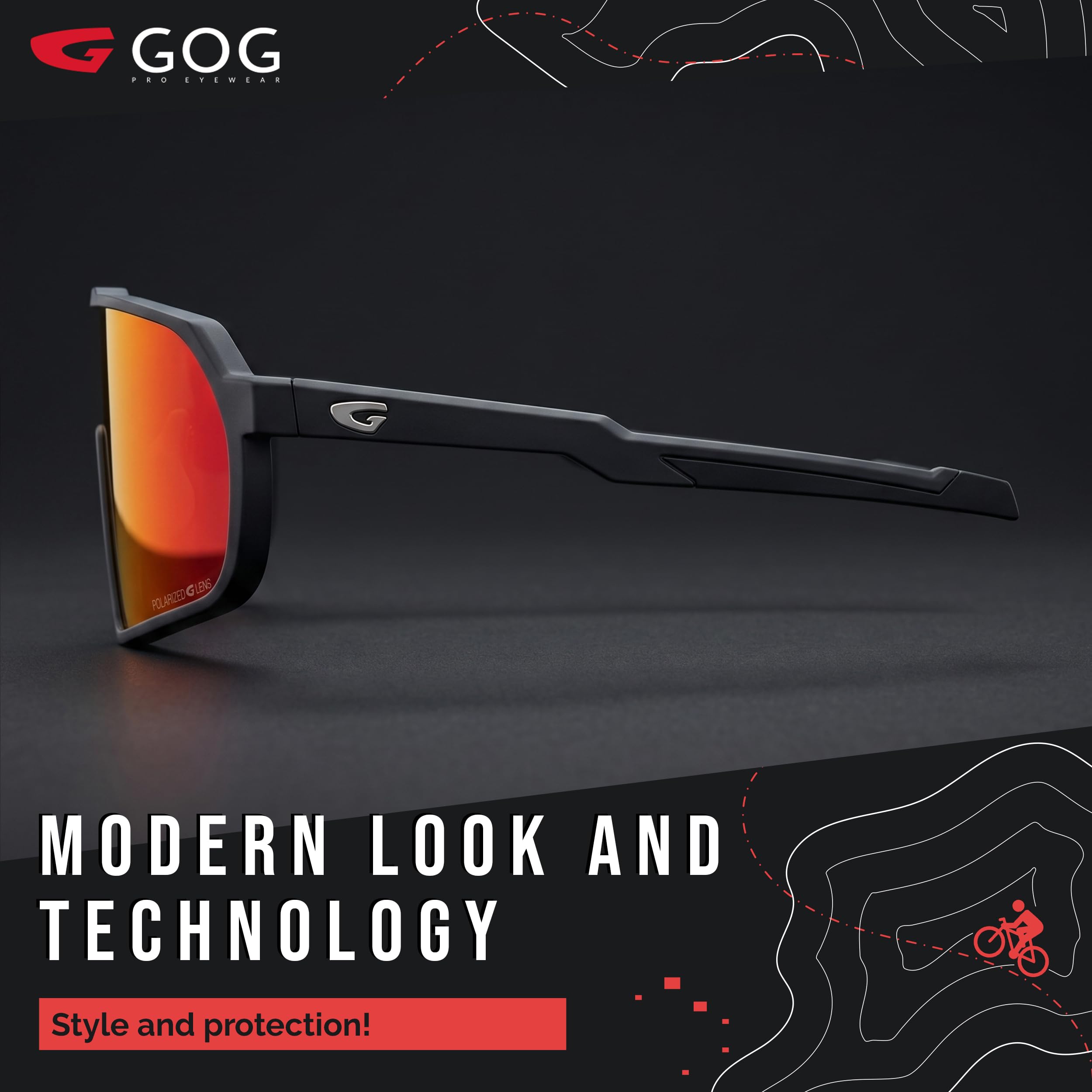 GOG Unisex Okeanos P Sonnenbrille