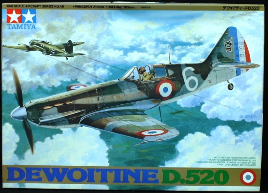 Tamiya Dewoitine D.250 1/48 Scale Model Airplane