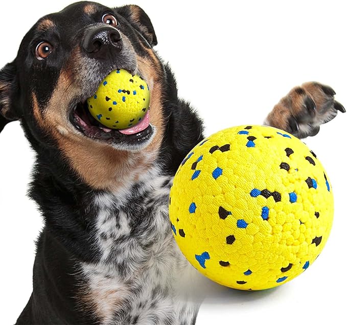 Kimee Dog Balls Tennis Ball Toys Dog Chew Toys for Aggressive Chewers Durable