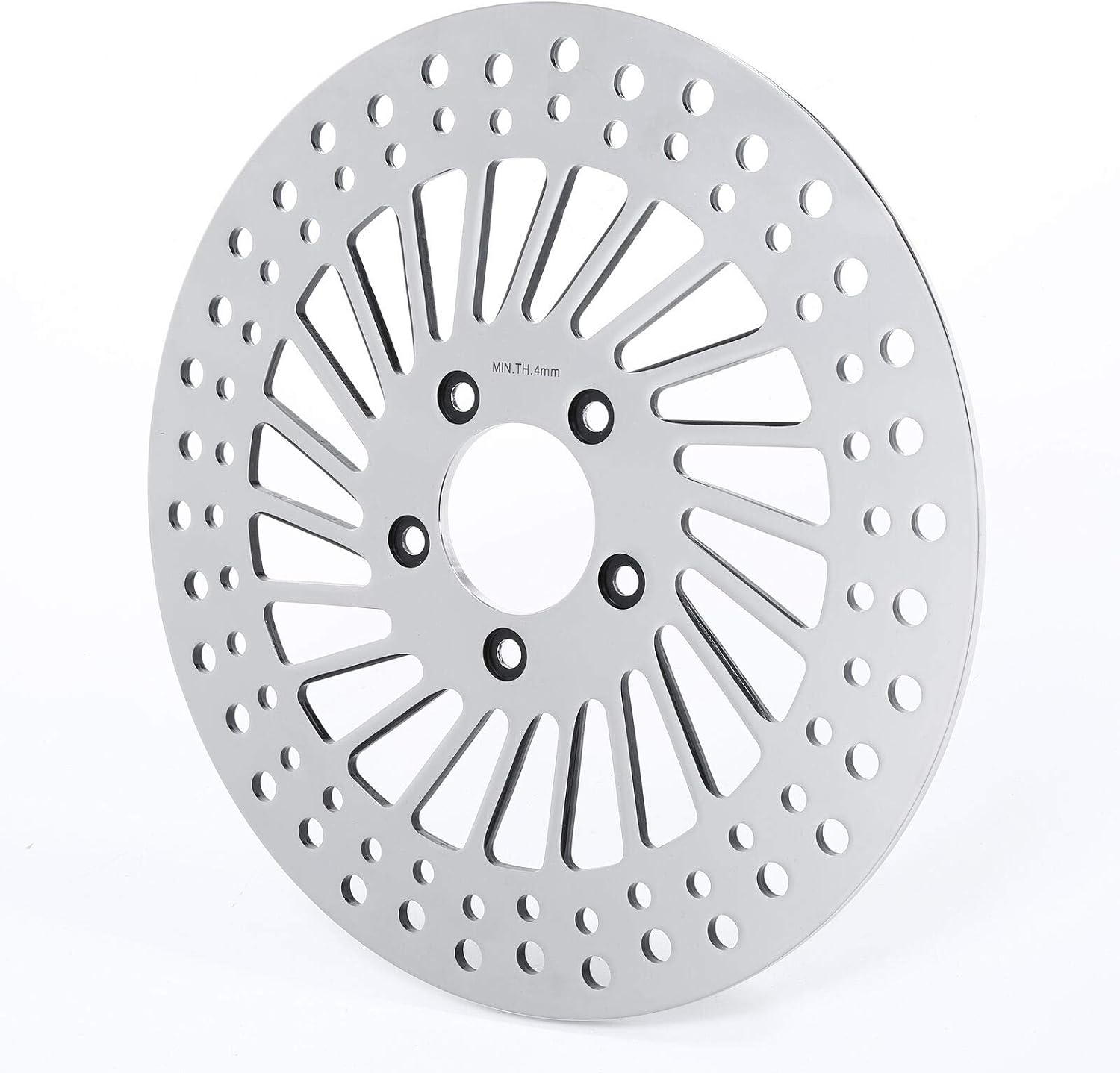 TCMT 11.8" Front Left Brake Rotor Fit For Harley Touring Road King Road Street Glide 08-Up Dyna FXDL 06-Up