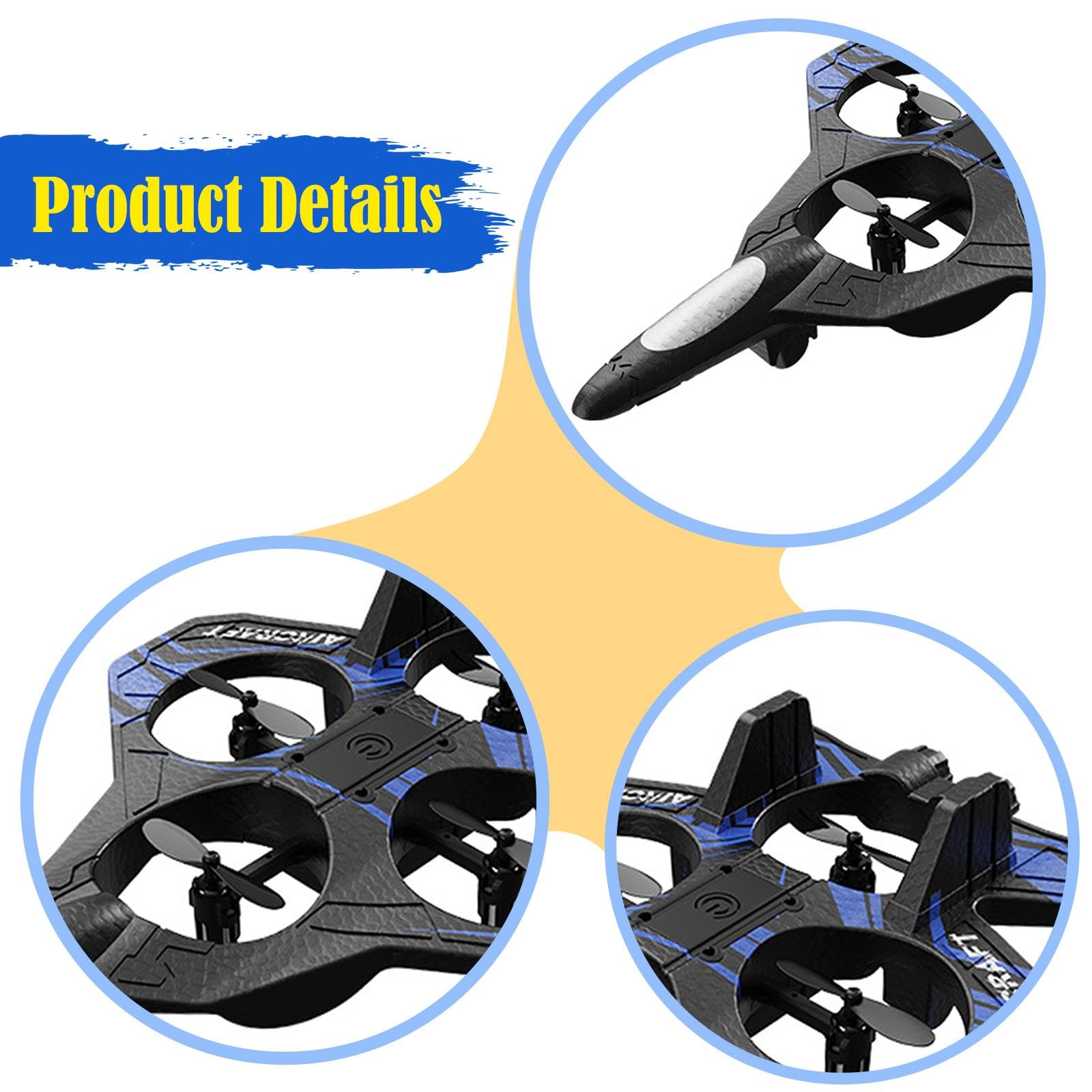 Avión De Caza RC 2.4GHz Con Luces LED Y Giroscopio – Fácil Control Para Niños, Principiantes Y Adultos, Regalo De Navidad O Cumpleaños