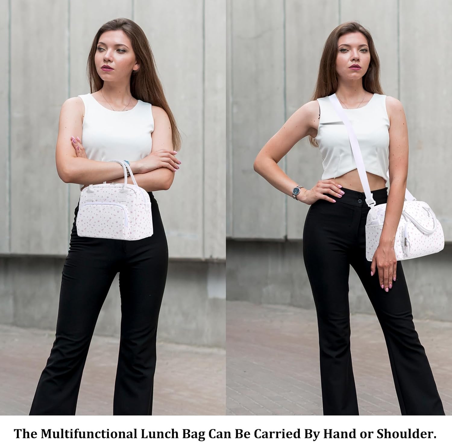 MEXS Insulated Lunch Bag for Women Men Large Reusable Lunch Box Adult Leakproof Portable Cooler Tote Bags for Work Picnic