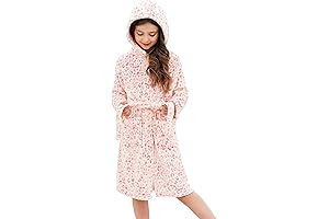 Hooded Rainbow Bathrobe: Ultimate Comfort for Growing Girls